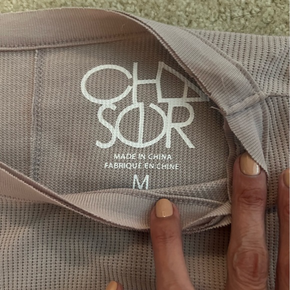 NWT Chaser Ski Lake Tahoe long sleeve waffle shirt size medium - Picture 7 of 7